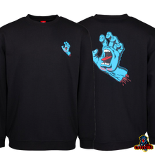 Load image into Gallery viewer, SANTA CRUZ CREW Screaming Hand Chest Crew Black
