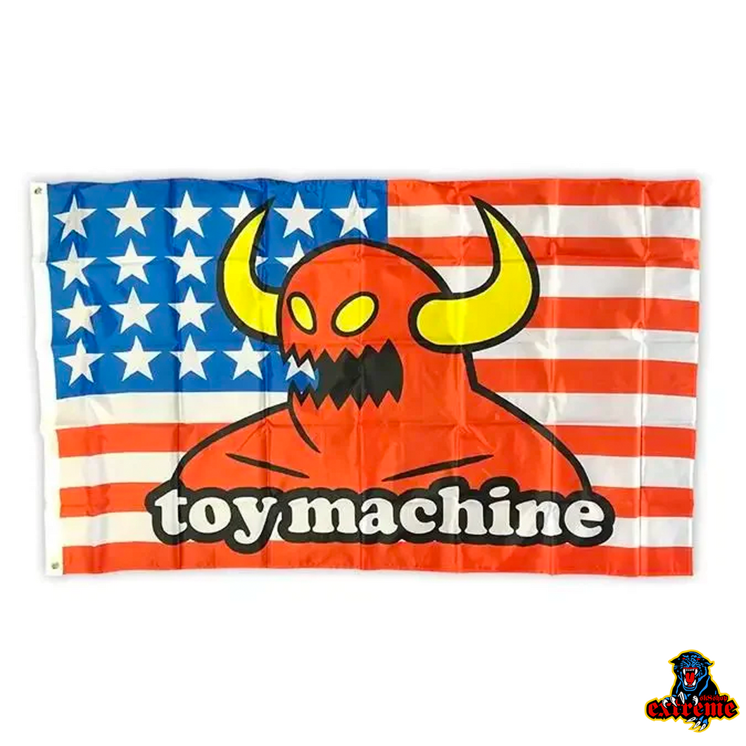 TOY MACHINE AMERICAN MONSTER FLAG Multi