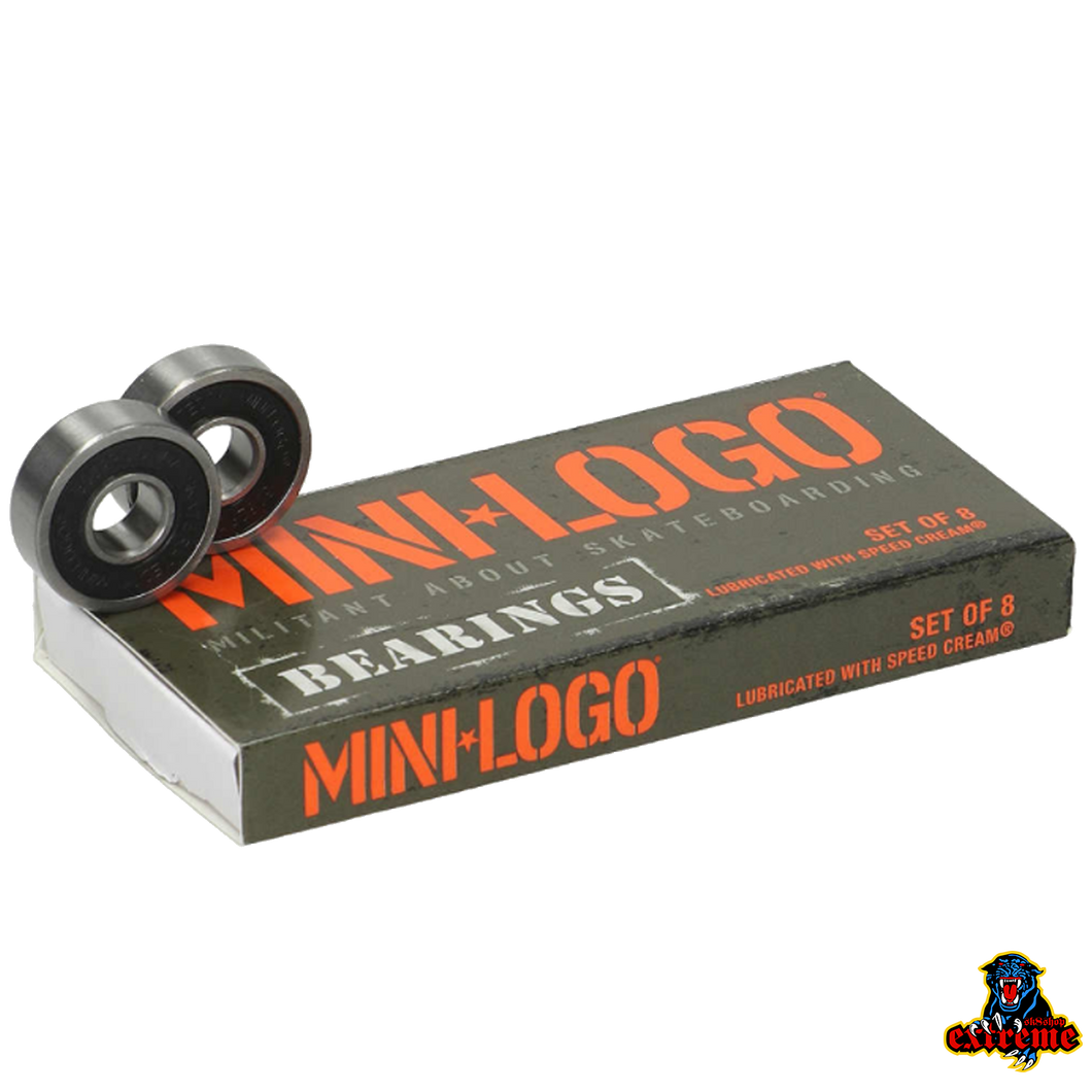 Mini Logo Bearing '3' 608 8-PK