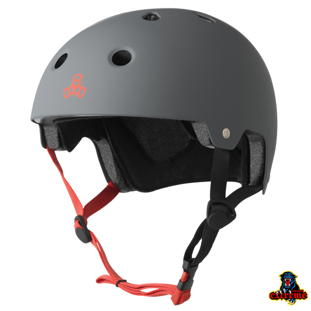 TRIPLE EIGHT DUAL Certified Helmet Gun Matte