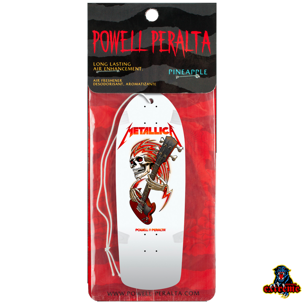 POWELL PERALTA Metallica Collab Air Freshener White