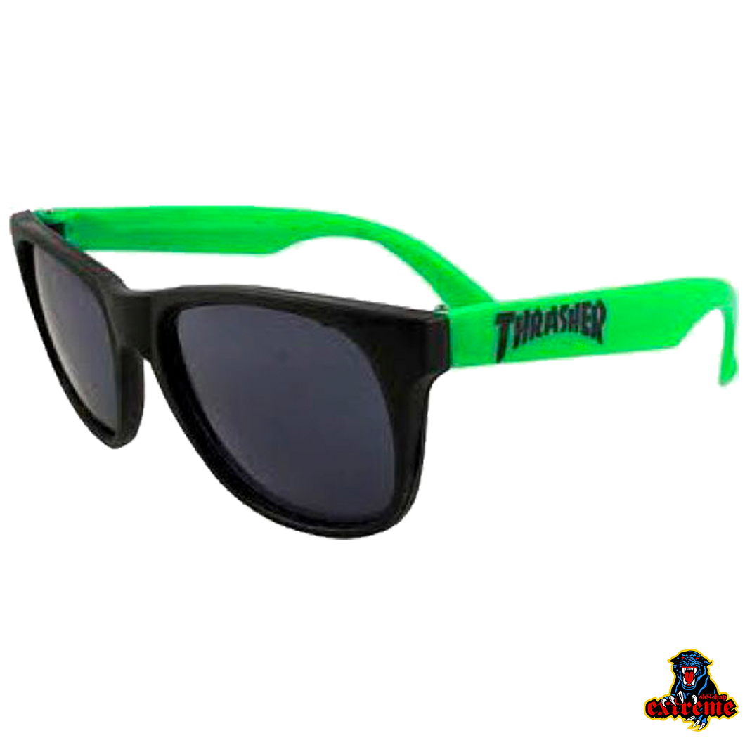 THRASHER LOGO SUNGLASSES Green