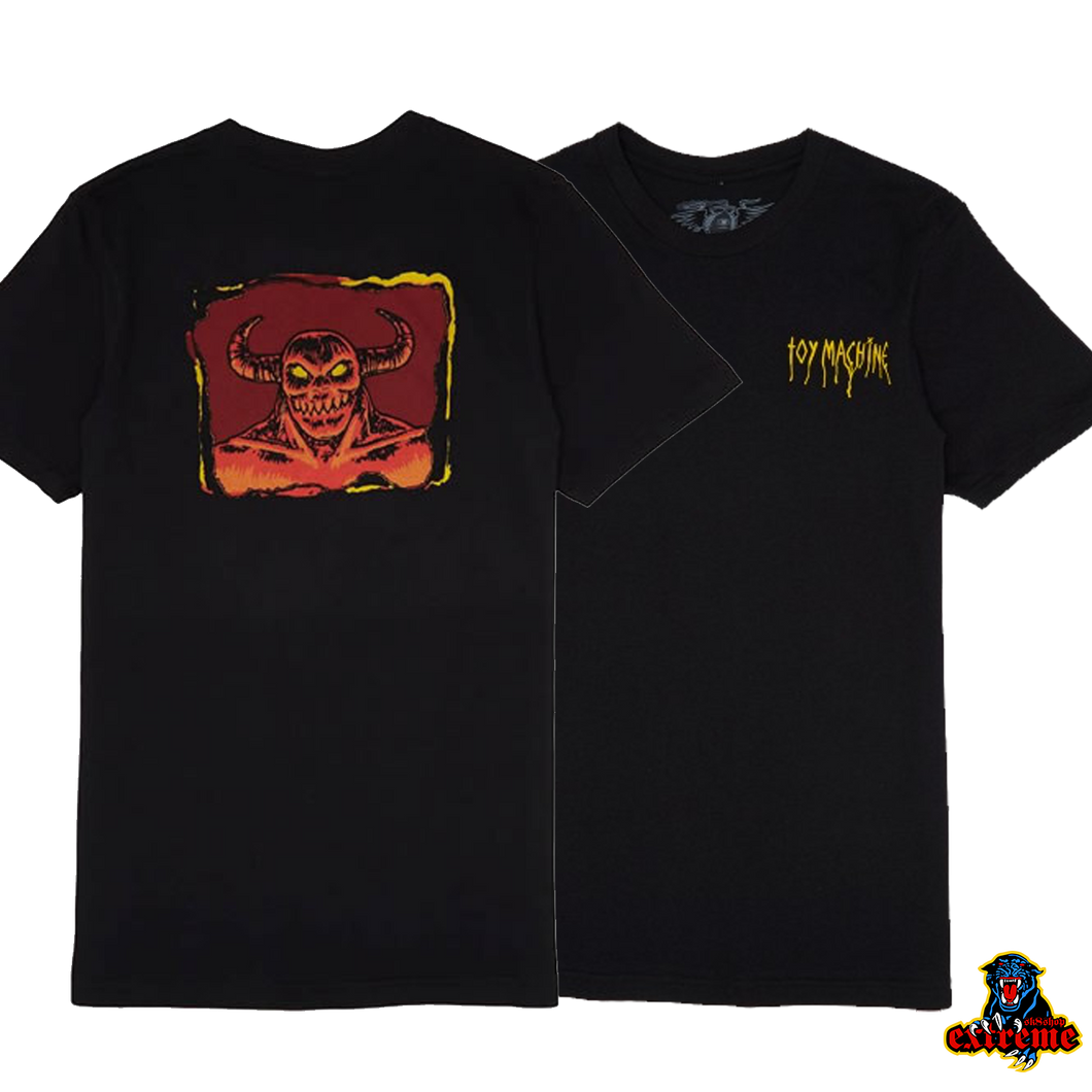 TOY MACHINE  HELL MONSTER  T-Shirt Black