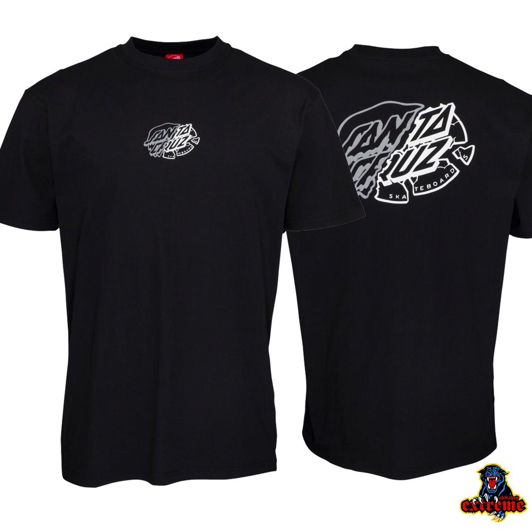 SANTA CRUZ T-Shirt Universal Dot Black