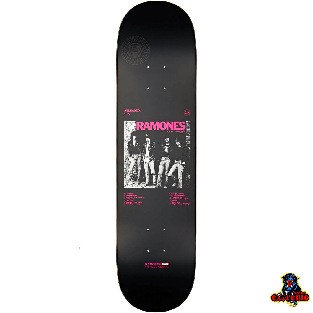 GLOBE DECK G2 Ramones Rocket To Russia