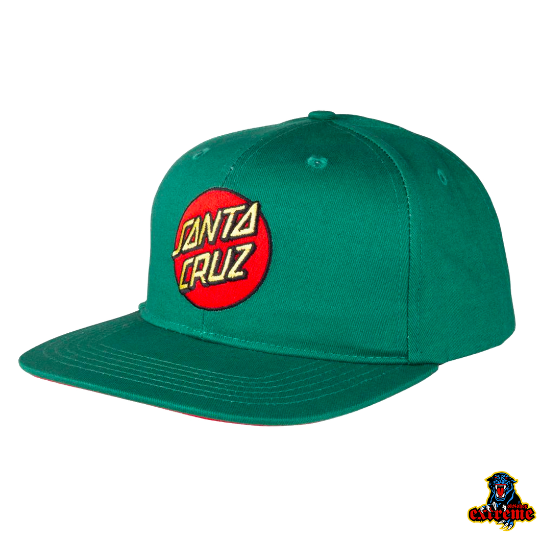 SANTA CRUZ CAP Classic Dot Snapback Evergreen