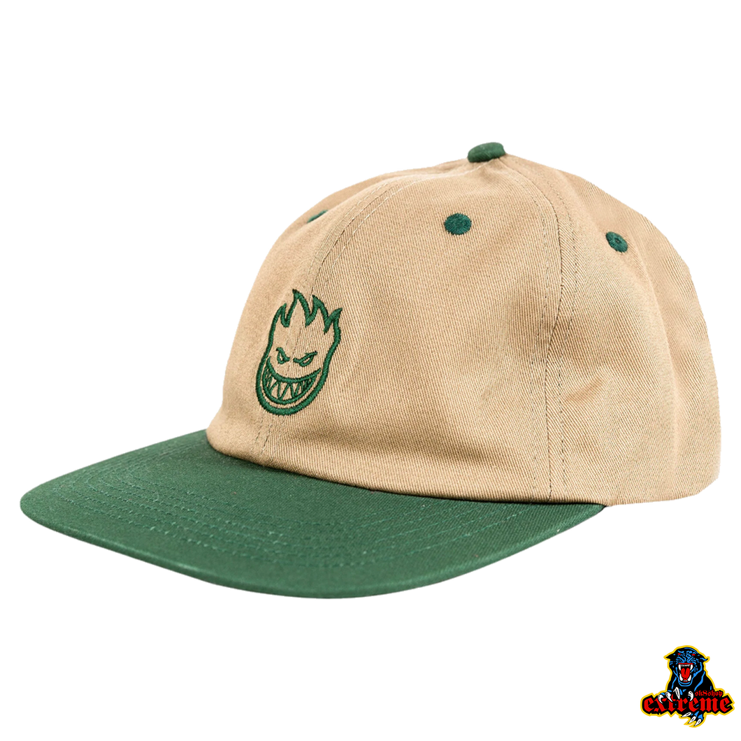 SPITFIRE CAP Strapback Lil Bighead Tan/ Dark Green