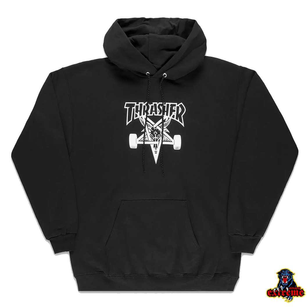 THRASHER HOODIE Skategoat Black