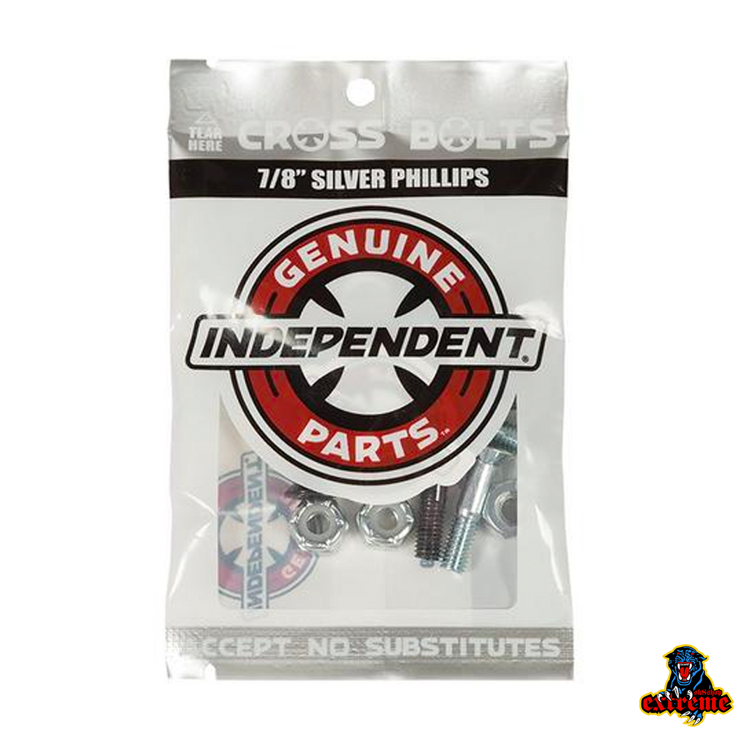 INDEPENDENT PRECISION BOLTS  Mounting kit 7/8 Silver Phillips