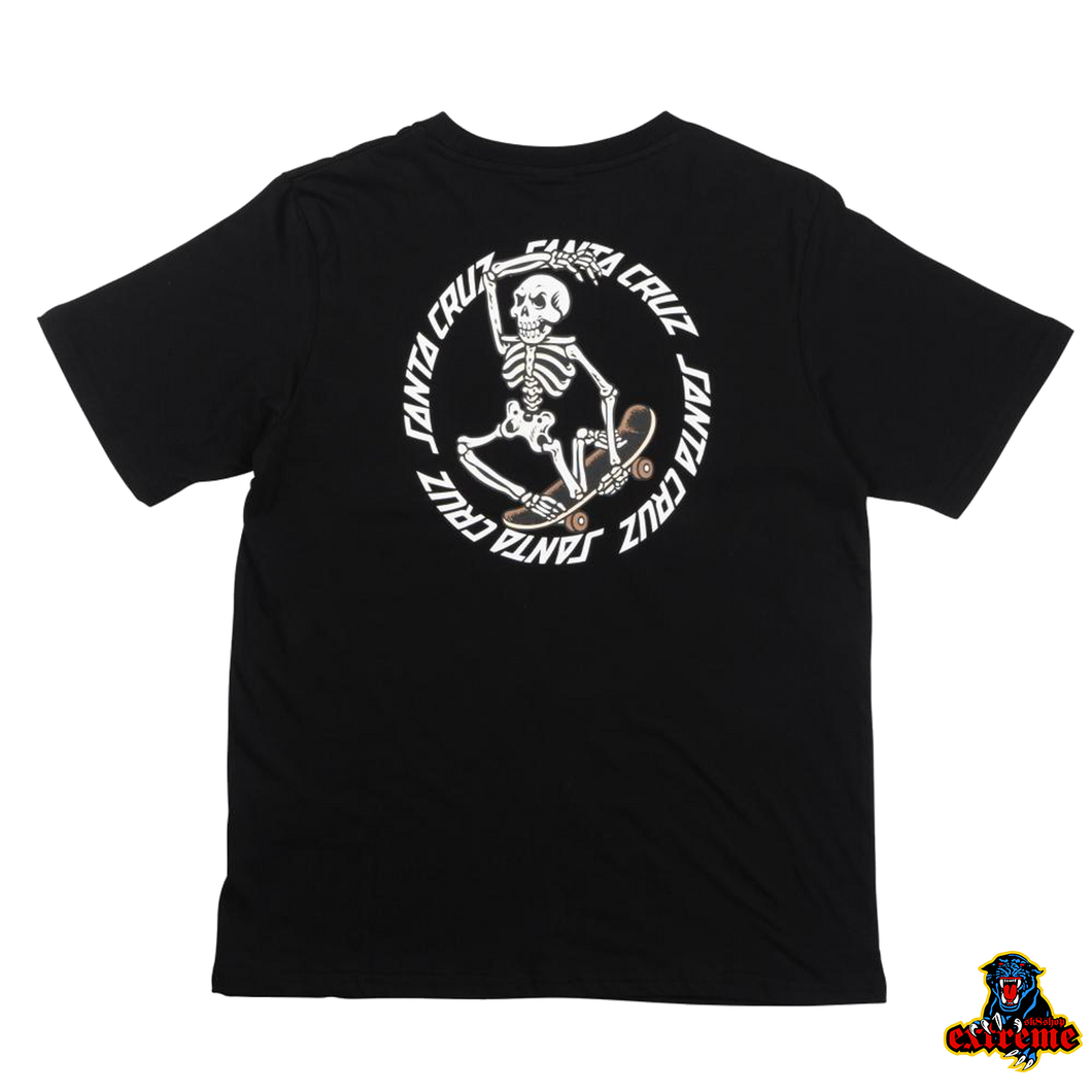 SANTA CRUZ T-Shirt Skate Riot Black