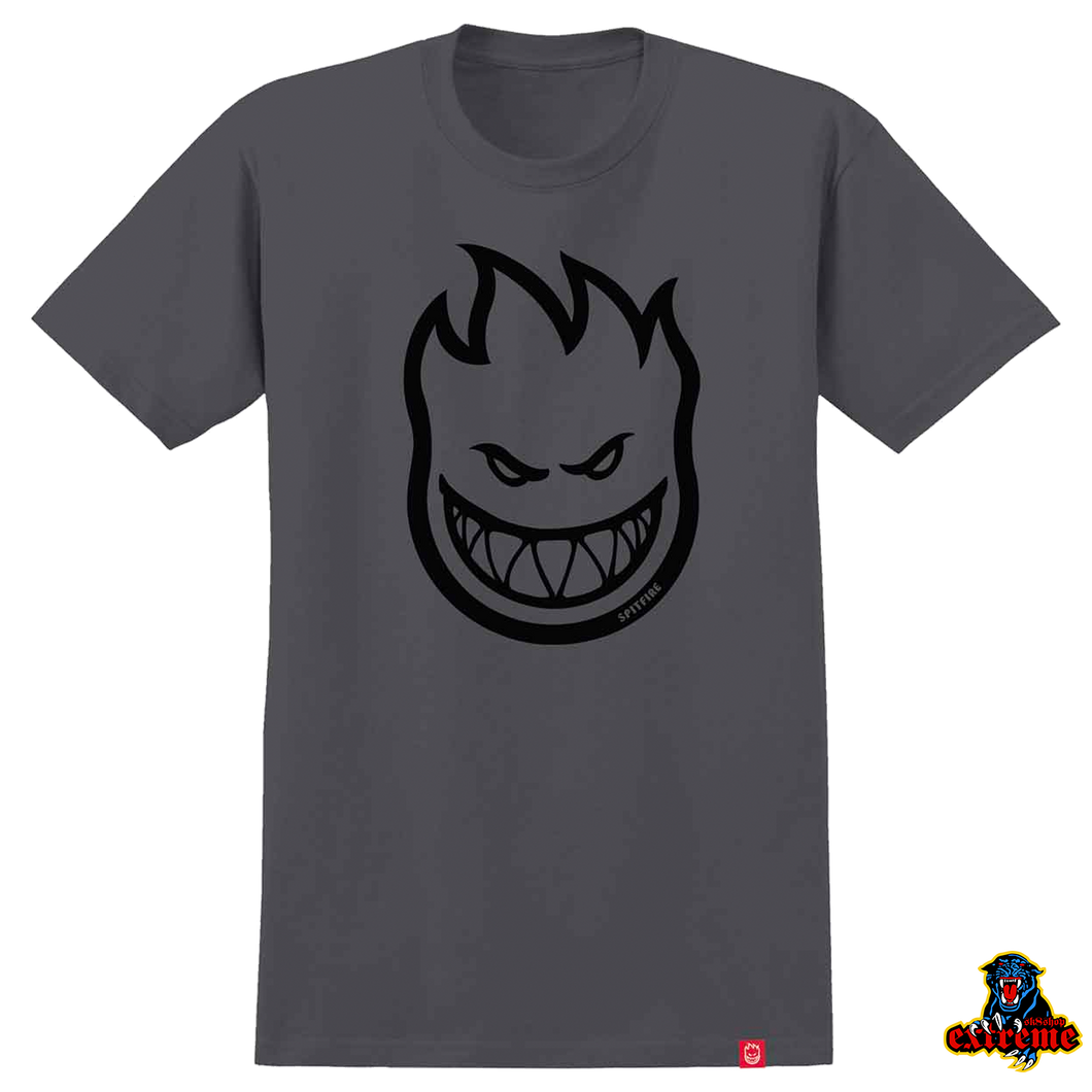 SPITFIRE T-SHIRT Bighead Charcoal/ Black