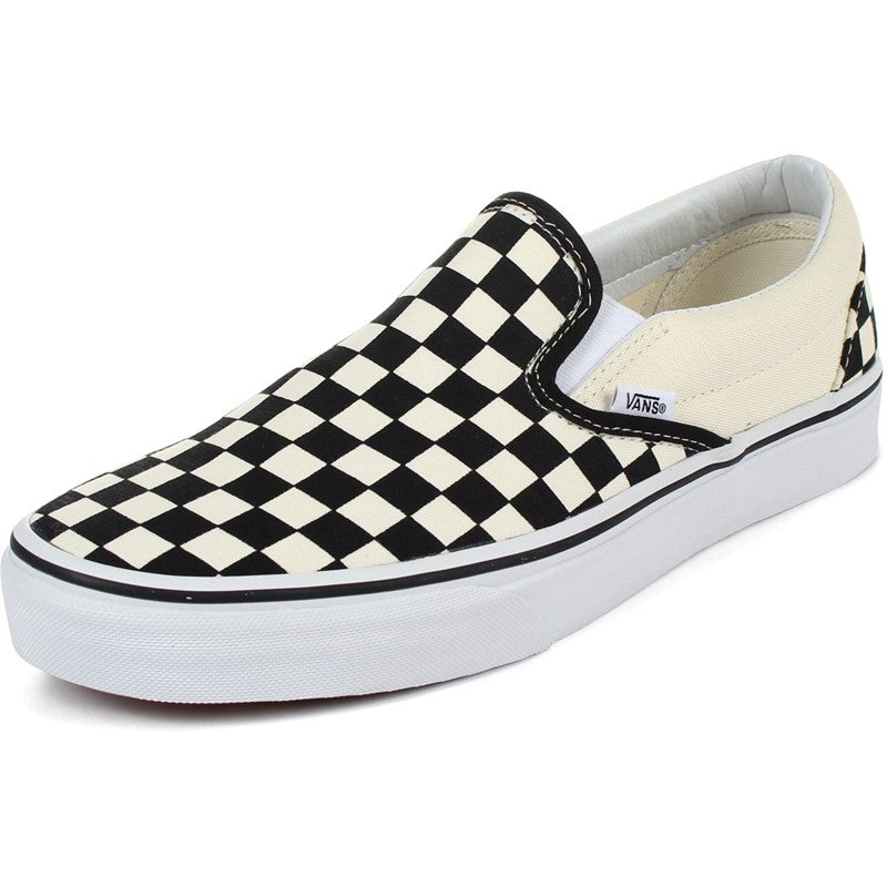 VANS CLASSIC SLIP-ON Blk&Wht Checkerboard /Wht