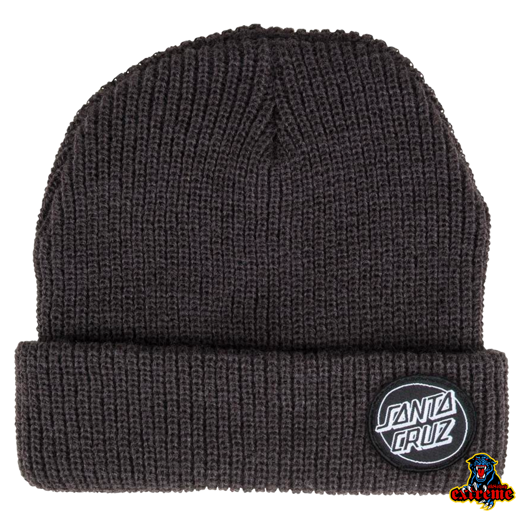 SANTA CRUZ BEANIE Outline dot Black O/S Adult