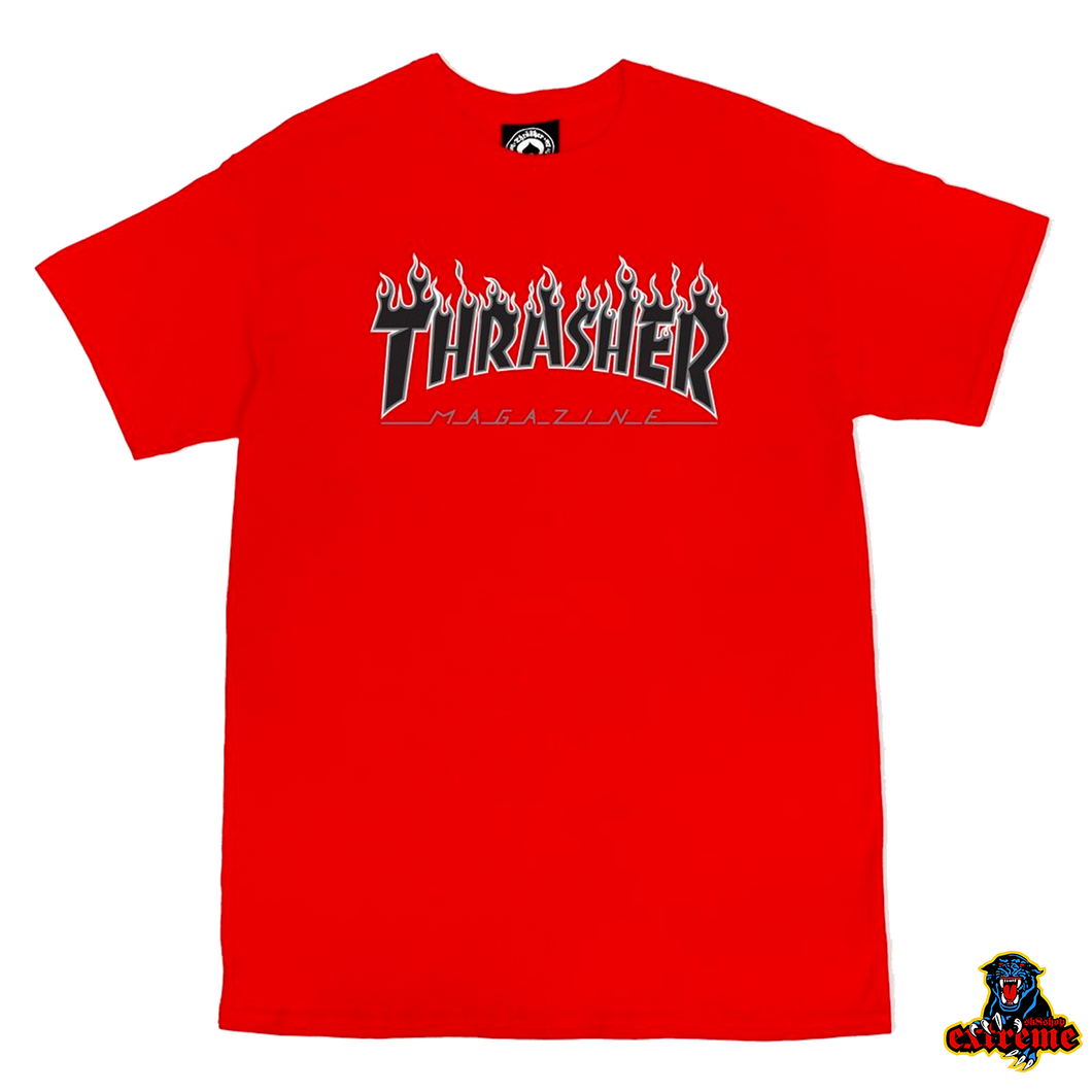 THRASHER T-shirt Flame Red