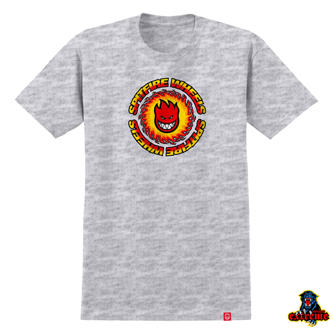 SPITFIRE YOUTH T-Shirt Og Fireball S/S Ash/ Red/ Yellow/ Orange