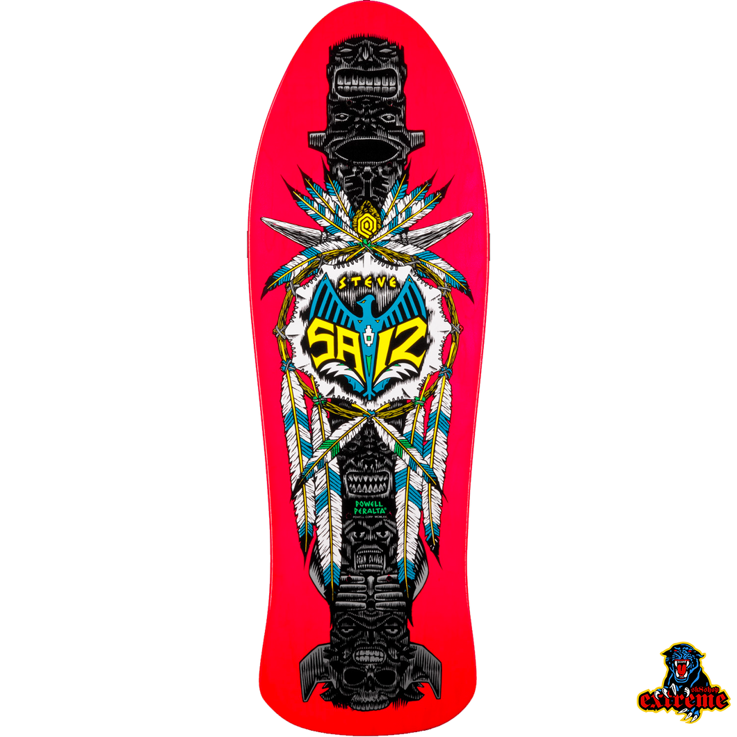 POWELL PERALTA DECK Steve Saiz Totem Pink