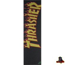 Load image into Gallery viewer, MOB GRIPTAPE THRASHER Yellow And Orange Flame
