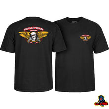 Load image into Gallery viewer, POWELL PERALTA T-SHIRT WINGED RIPPER Black
