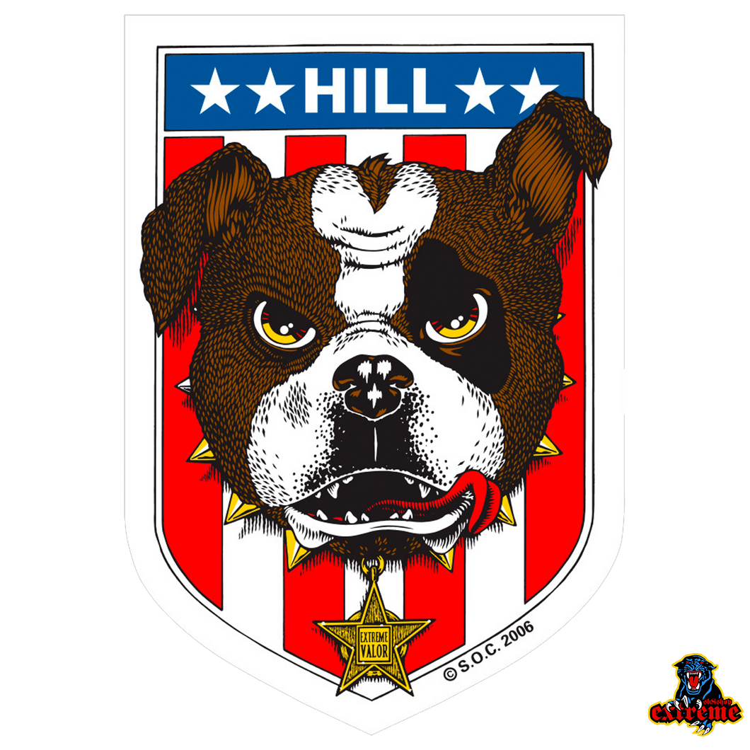 POWELL PERALTA Frankie Hill Bulldog Sticker