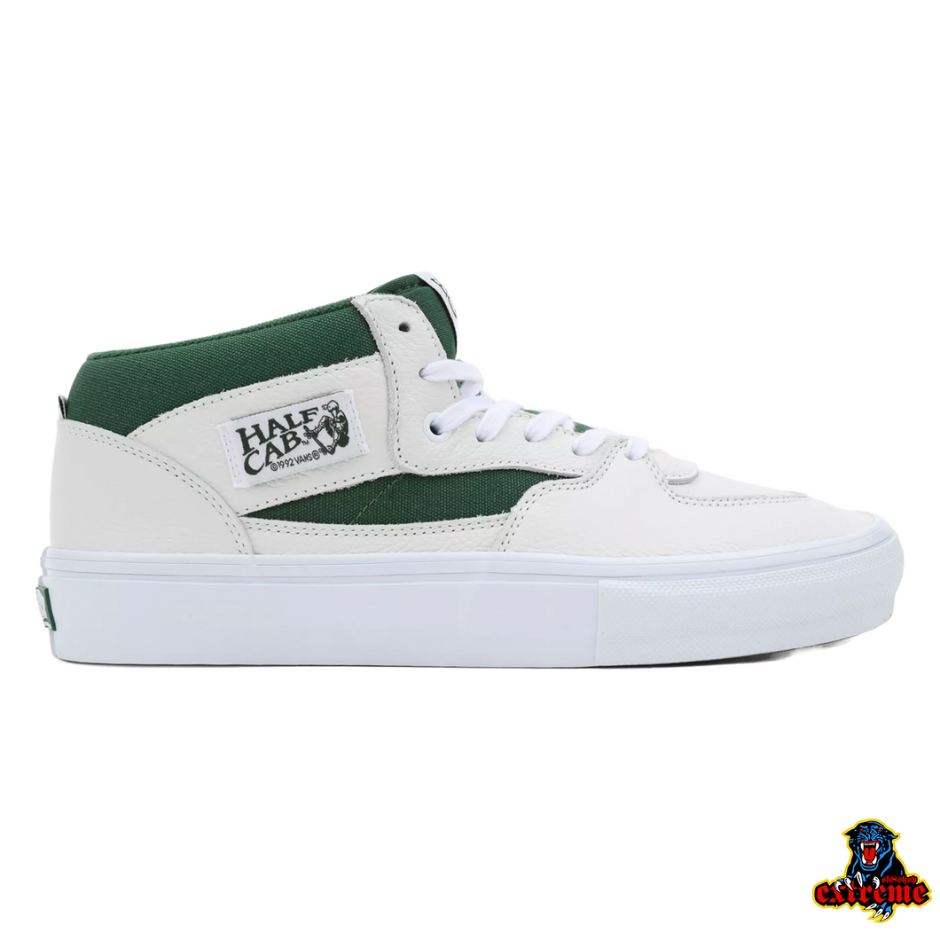 VANS SKATE HALF CAB White/ Green