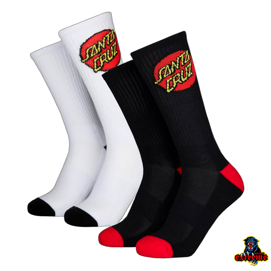 SANTA CRUZ YOUTH Classic dot Sock (2 Pack)