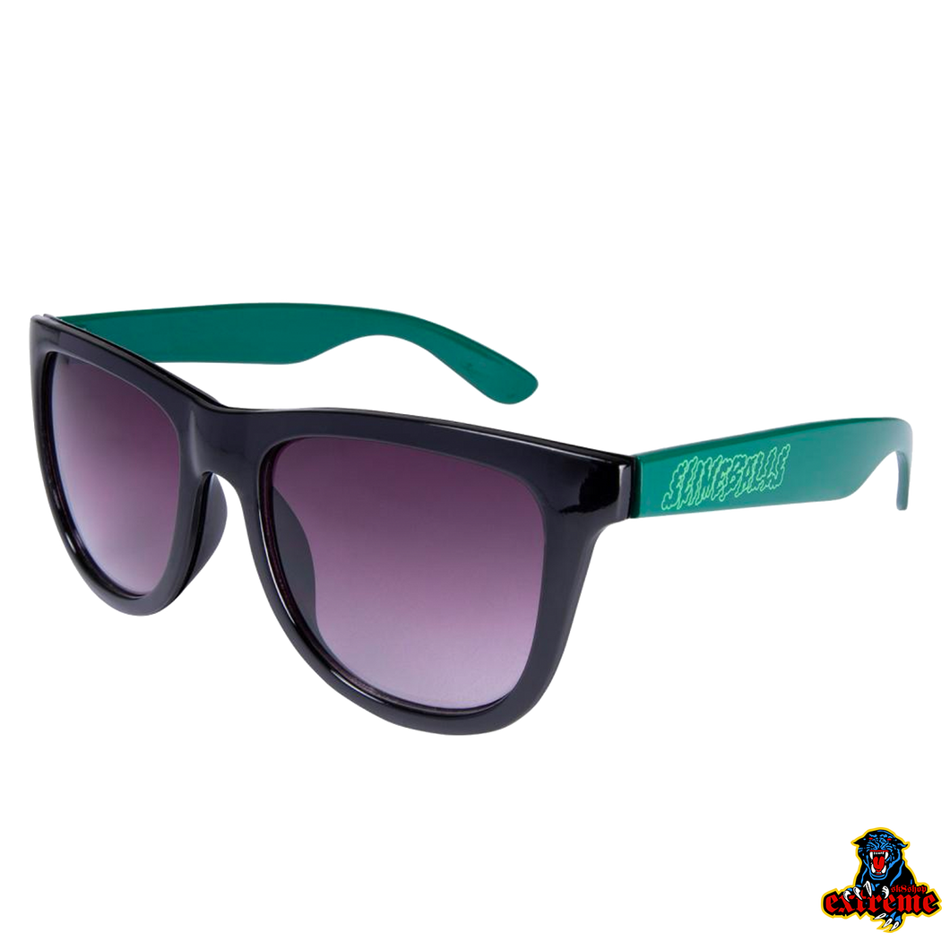 SANTA CRUZ SUNGLASSES Toxic Strip Black/ Leaf Green