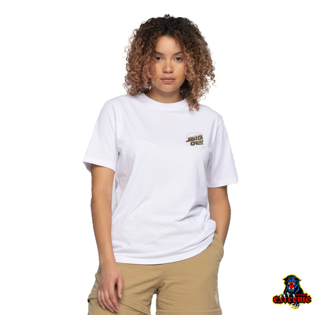 SANTA CRUZ T-Shirt Holo Moon Dot White