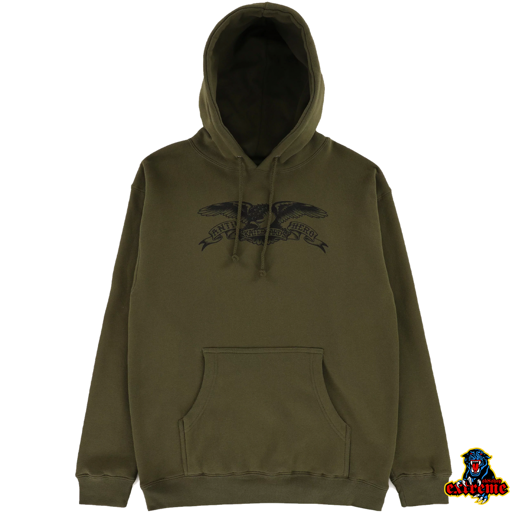 ANTI-HERO HOODIE Basic Eagle Army/ Black