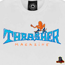 Load image into Gallery viewer, THRASHER T-SHIRT  GONZ THUMBS UP White
