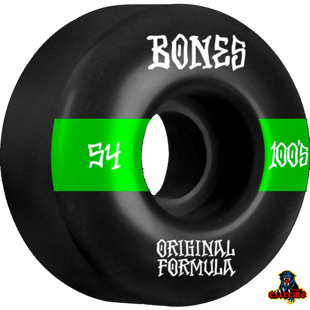 BONES WHEELS 100 #14 54MM Black V4 Wide