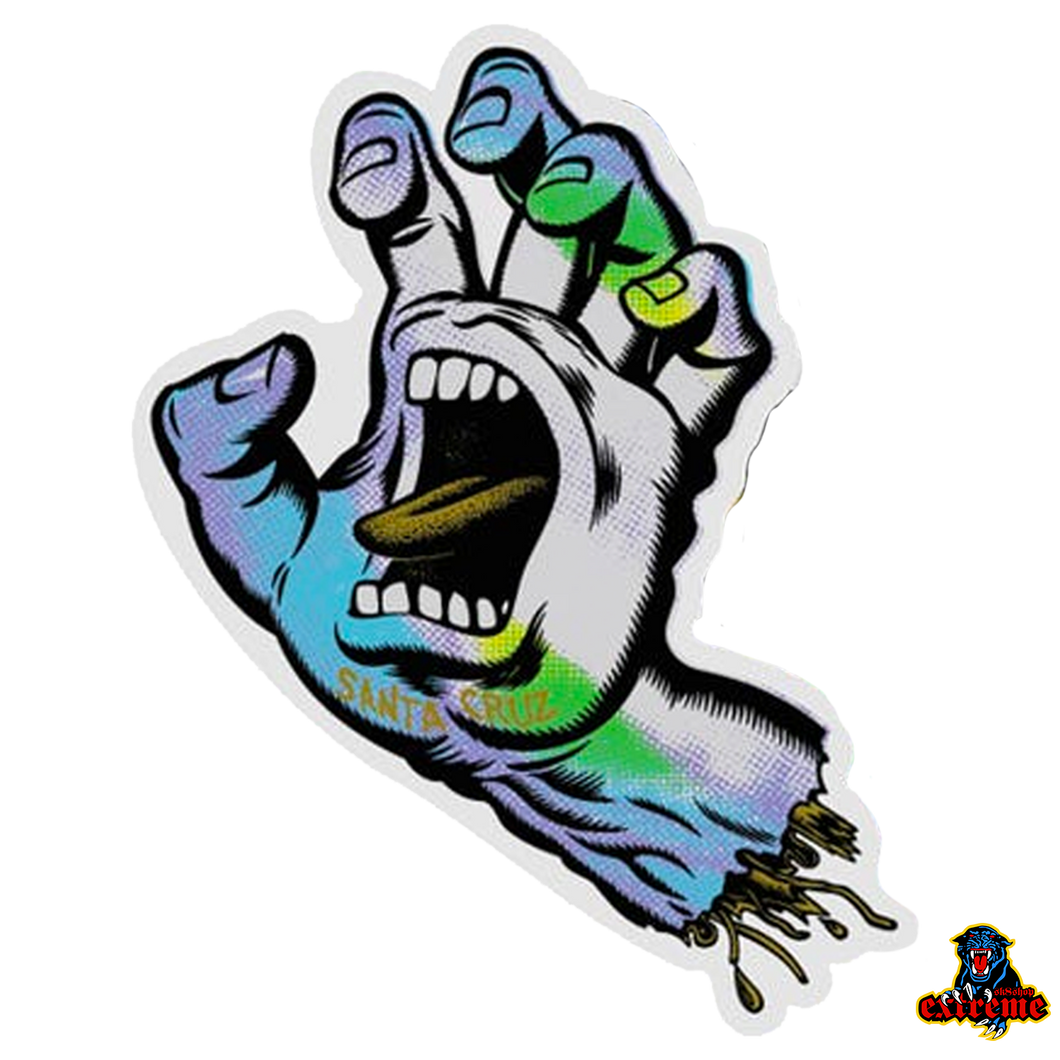 SANTA CRUZ Sticker Holo Screaming Hand
