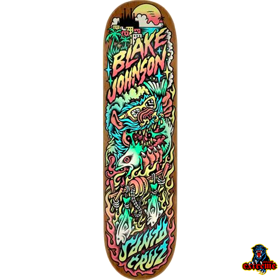 SANTA CRUZ DECK Johnson Beach Wolf Two