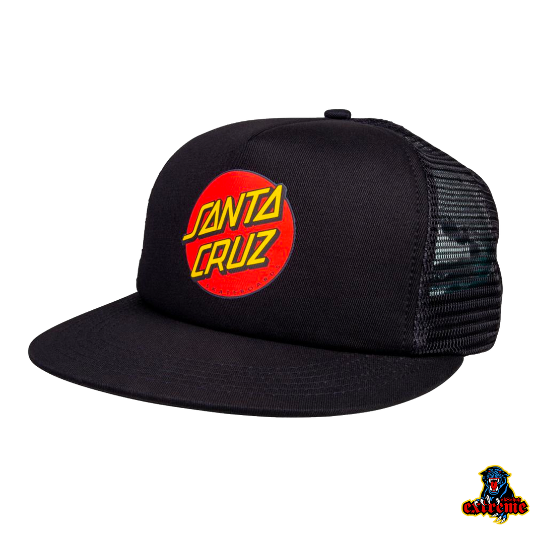 SANTA CRUZ CAP Classic Dot Mesh Cap Black O/S