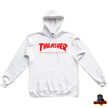 Load image into Gallery viewer, THRASHER HOODIE Skate Mag White/ Red
