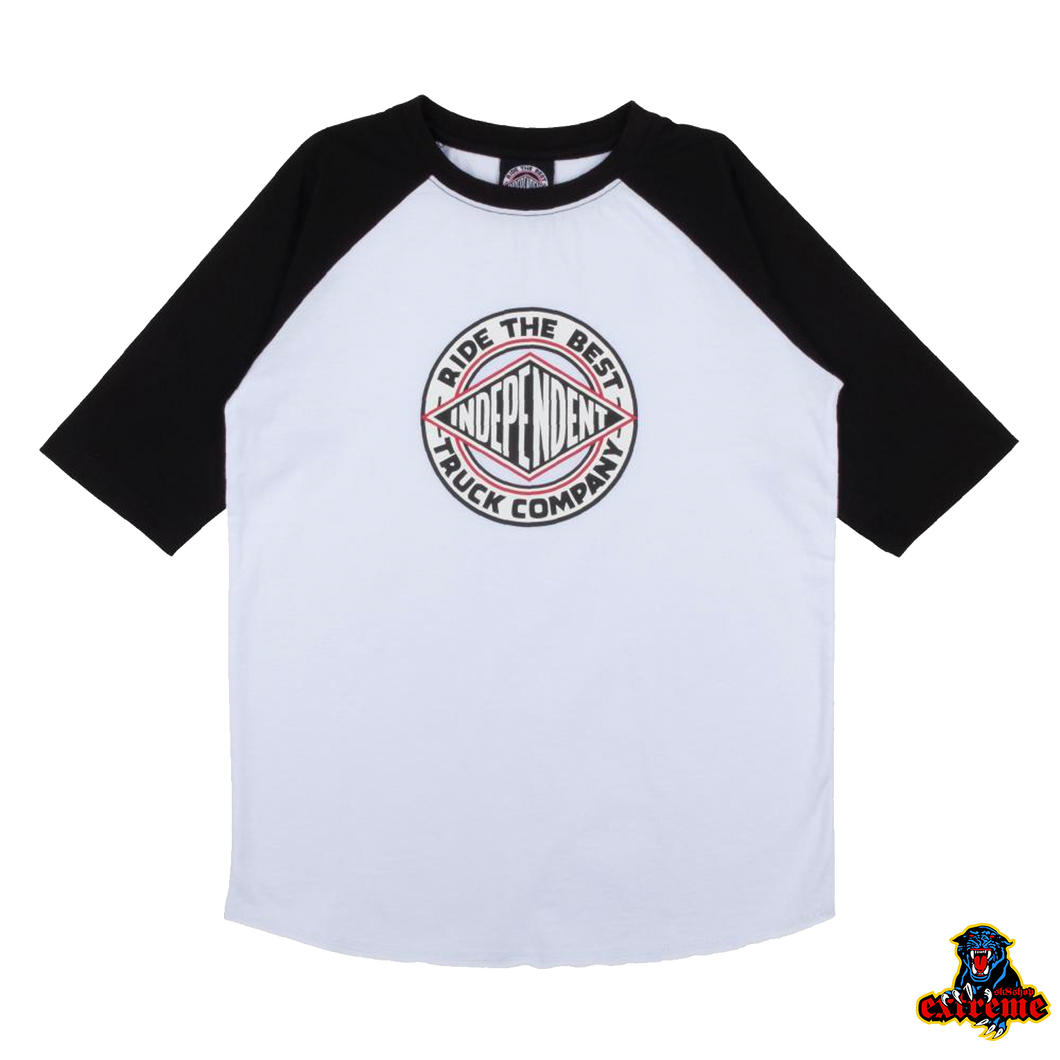 INDEPENDENT T-SHIRT YOUTH RTB Summit Baseball Top Black/ Whit
