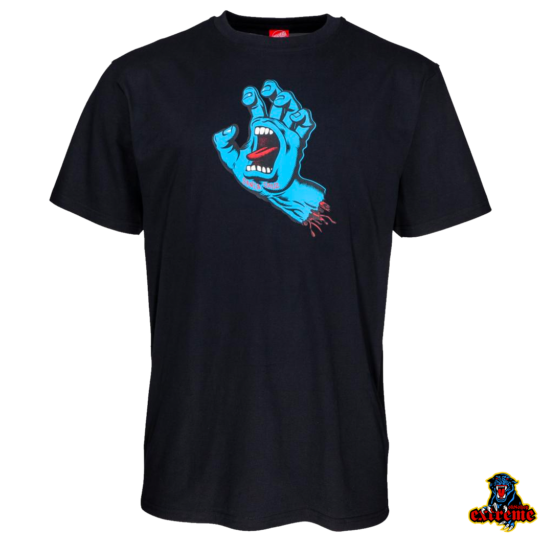SANTA CRUZ T-Shirt Screaming Hand Black