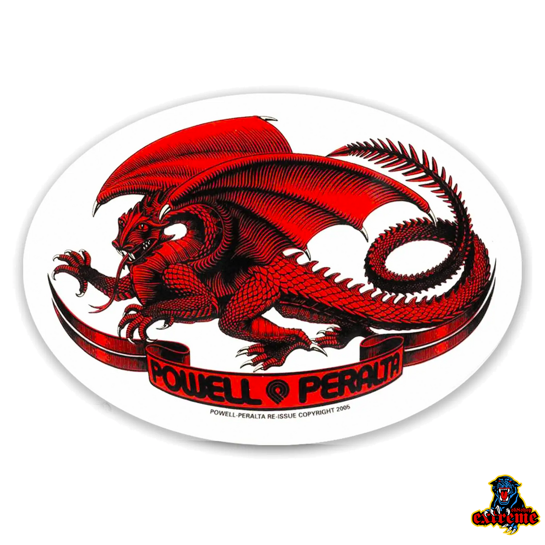 POWELL PERALTA Oval Dragon sticker 5