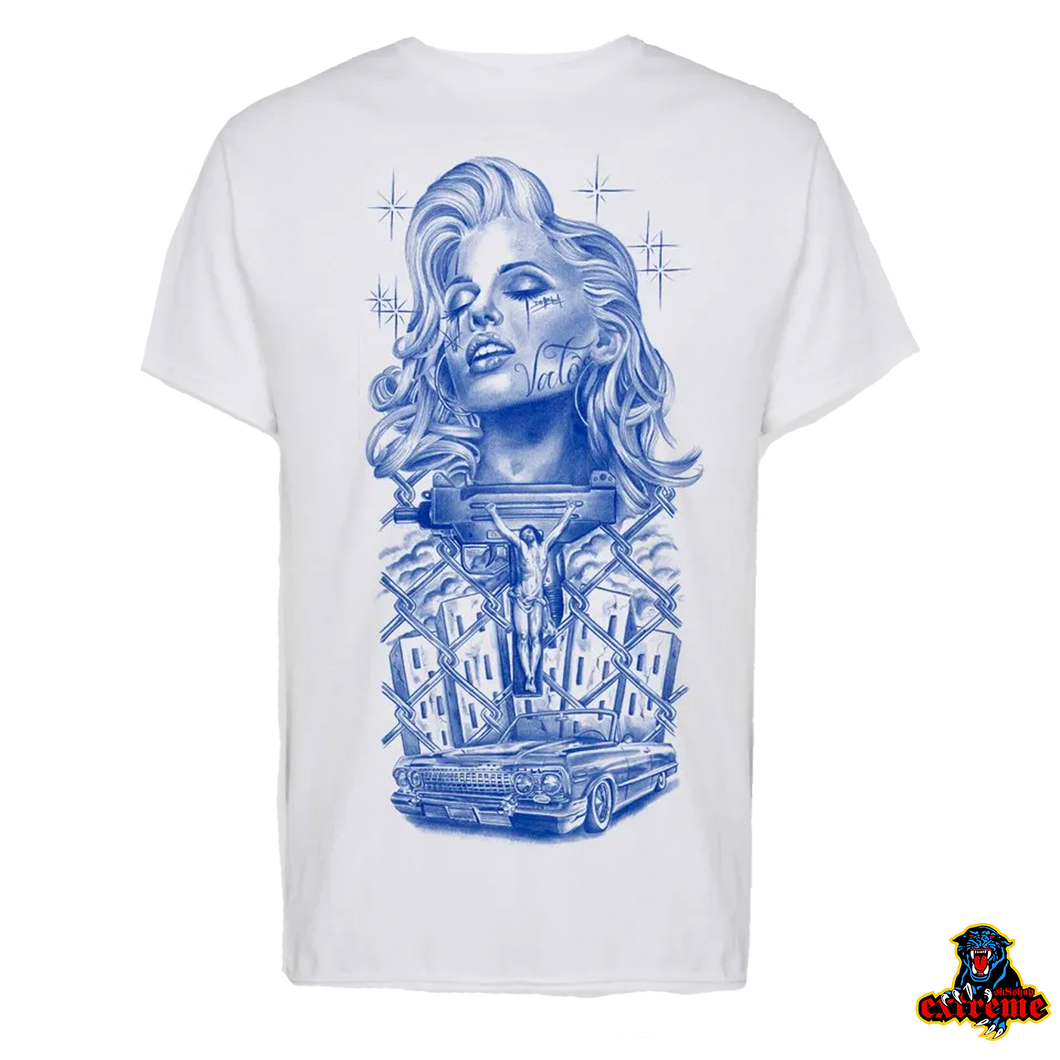 VATOS SKATEBOARDS T-SHIRT Impala White