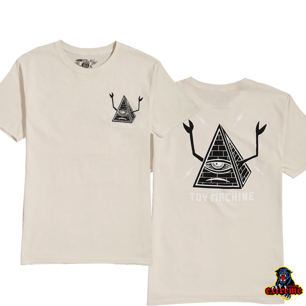 TOY MACHINE PYRAMID TEE Ginger