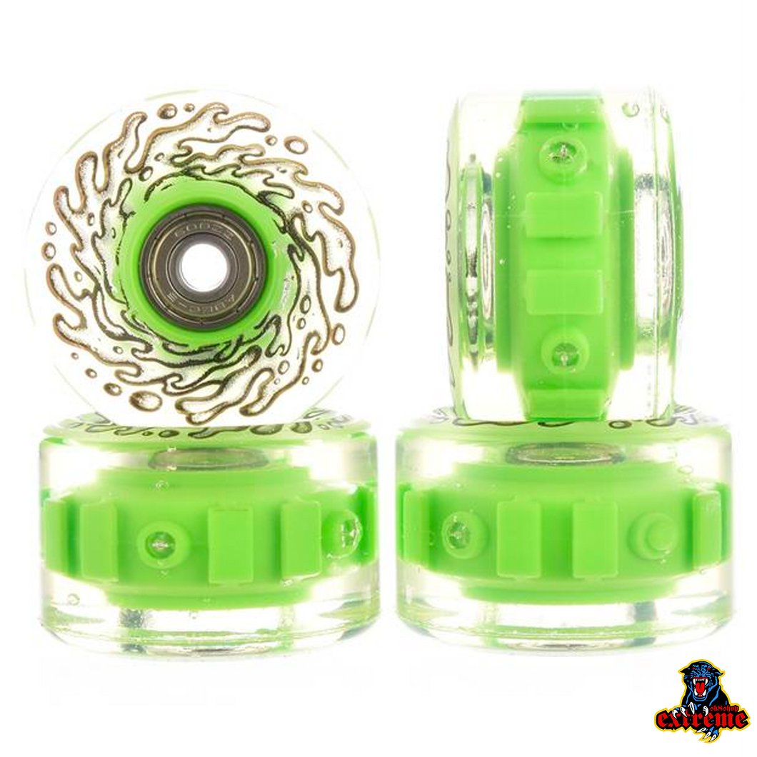 SANTA CRUZ Slime Balls Light-Ups w/Leds and Bearings OG Slime