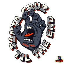 Load image into Gallery viewer, SANTA CRUZ Sticker Till The End Hand
