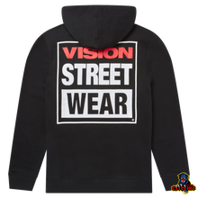 Load image into Gallery viewer, VISION STREETWEAR HOODIE OG BOX LOGO Black
