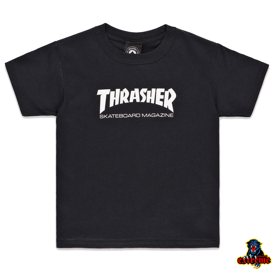 THRASHER YOUTH T-SHIRT Skate Mag Black