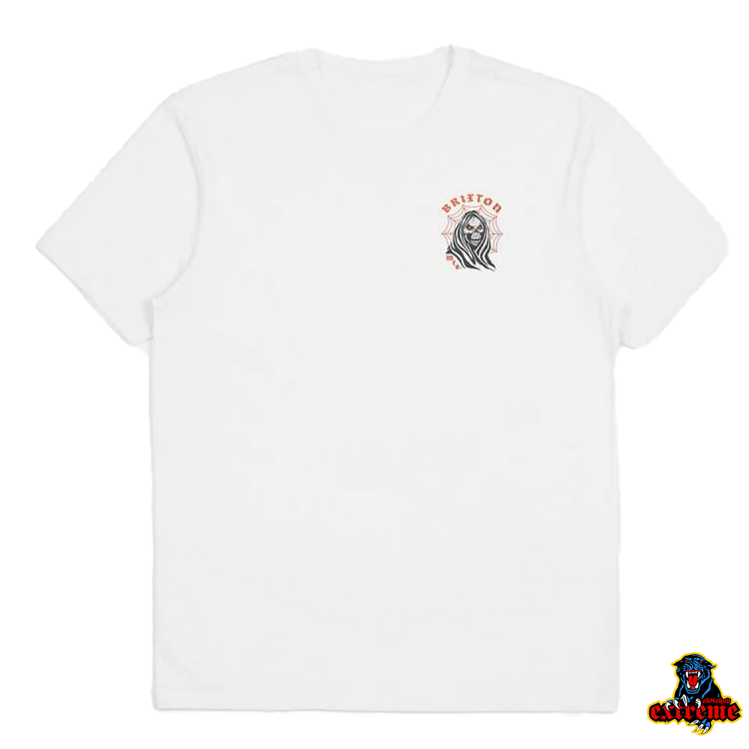 BRIXTON T-SHIRT Reaper White