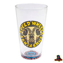 Load image into Gallery viewer, SANTA CRUZ SW Skull Pint glass Clear
