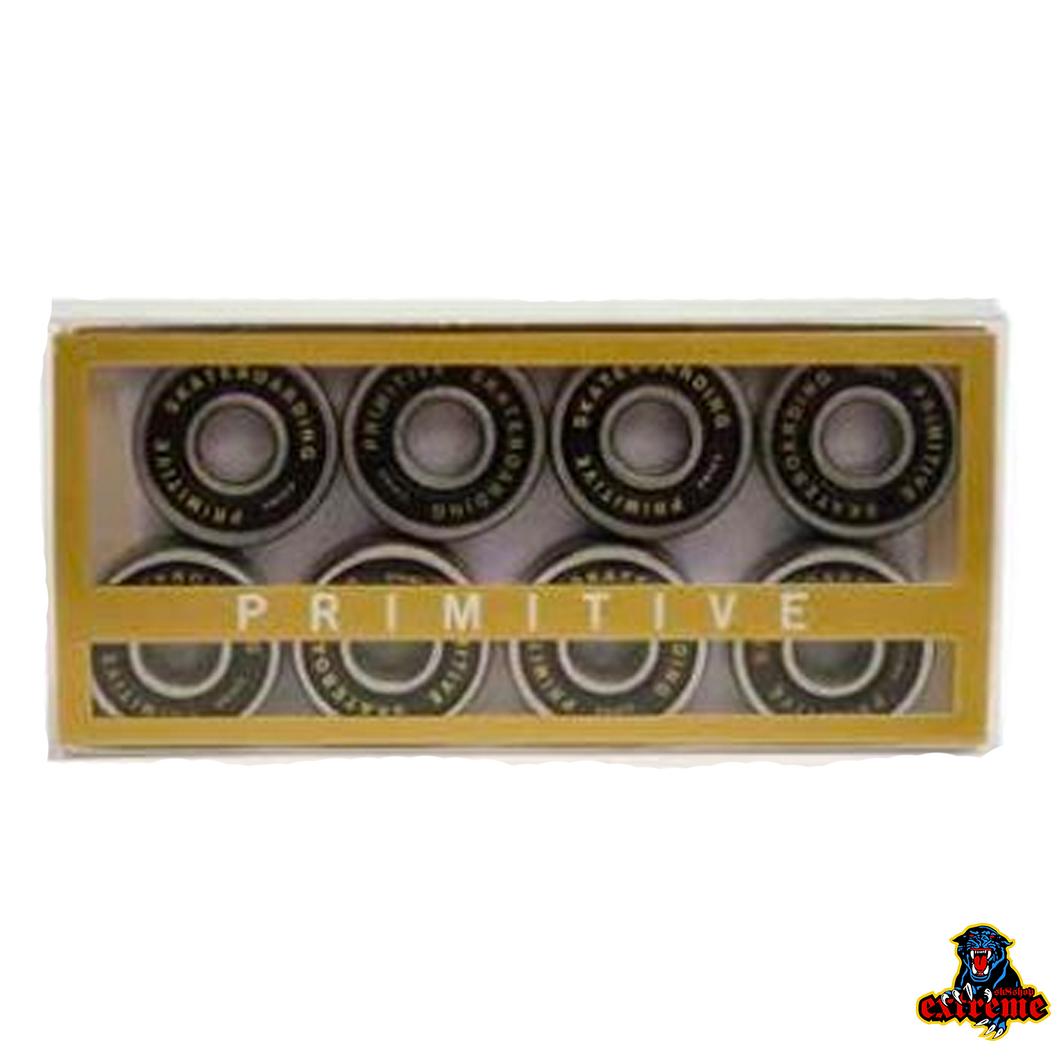 PRIMITIVE Bearings Single Pack White/ Gold