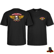 Load image into Gallery viewer, POWELL PERALTA T-SHIRT WINGED RIPPER Black

