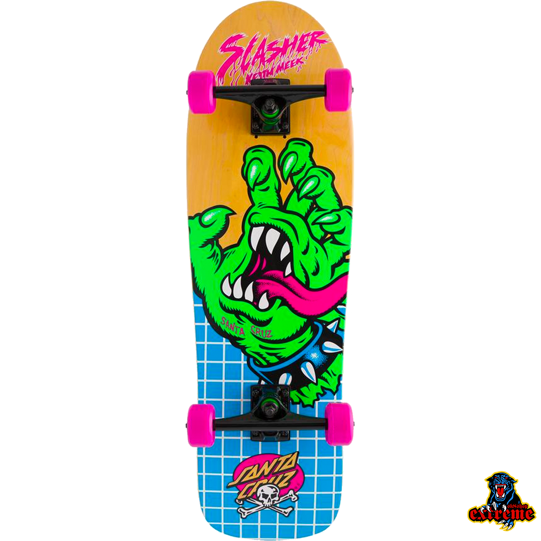 SANTA CRUZ CRUISER Meek OG Slasher Hand Shaped Green/ Pink