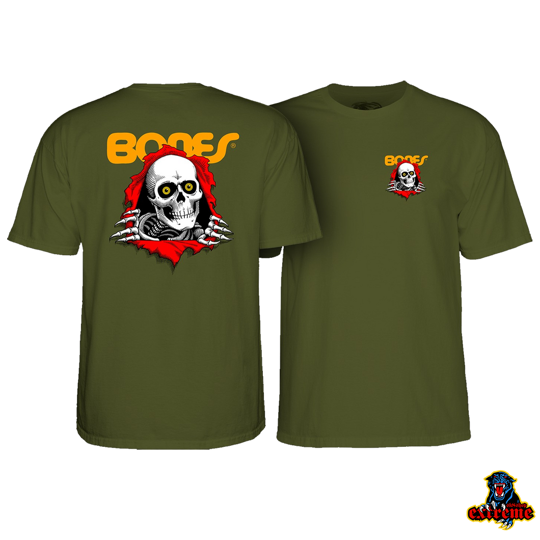 POWELL PERALTA T-SHIRT RIPPER  Military Green