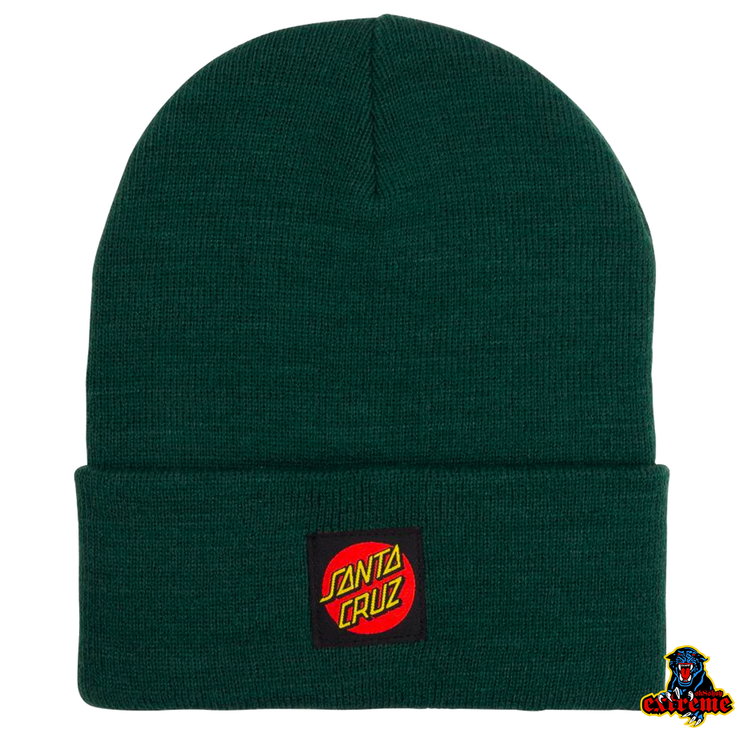 SANTA CRUZ BEANIE Classic Label Dark Olive O/S Adult